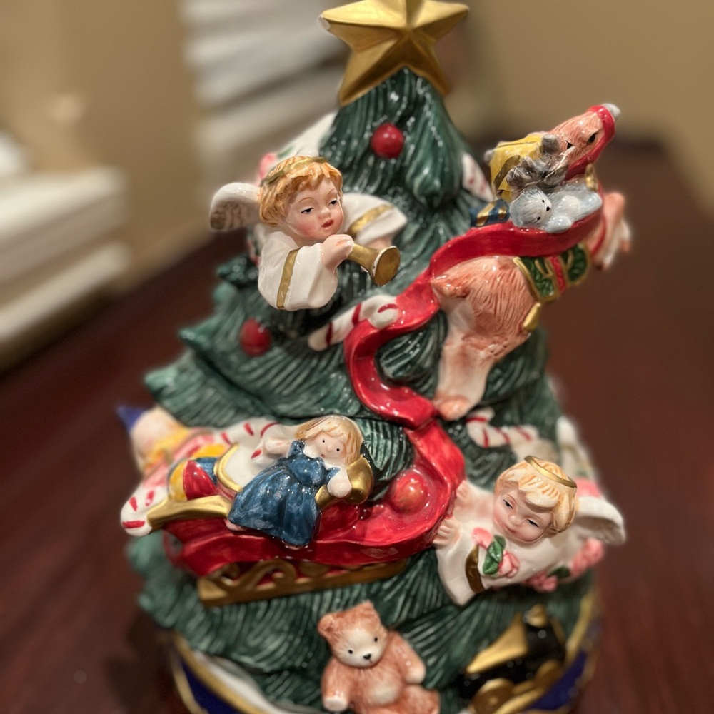 Vintage Fitz and Floyd 1997 Angel Cookie Jar